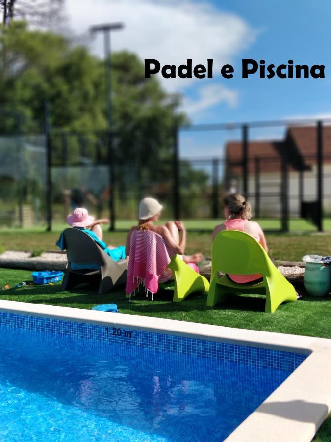 Poco E Meio - Padel & Pool Villa Santiago da Guarda Exterior foto